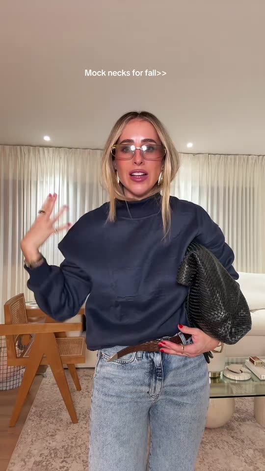 coziest mock neck