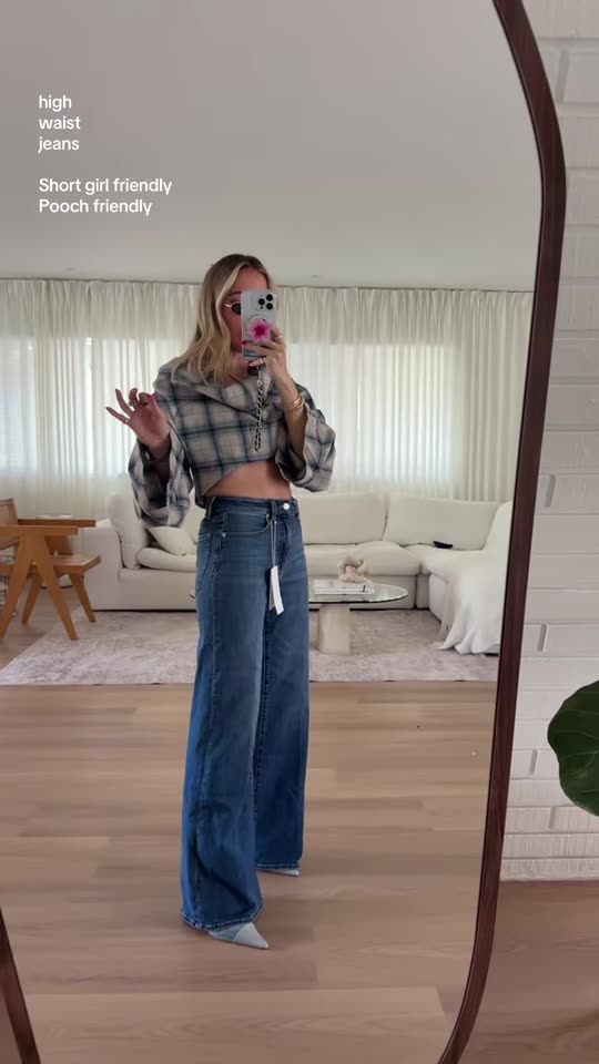 Found the perfect high waist jeans that are short girl friendly