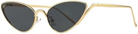 laureles Vintage Metal Frame Cat Eye Sunglasses Women Gold Champange Sun Glasses Men Shades UV400 Female