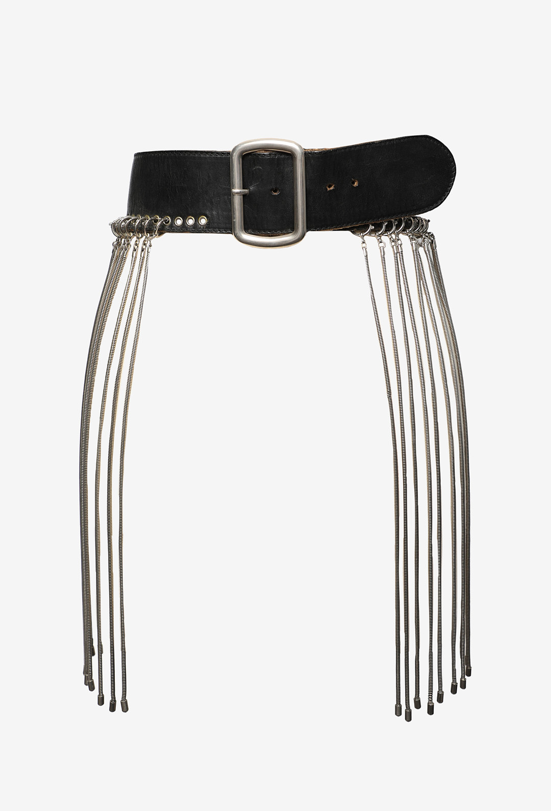 Chain Fringe Leather Belt, 1990s - Jean Paul Gaultier