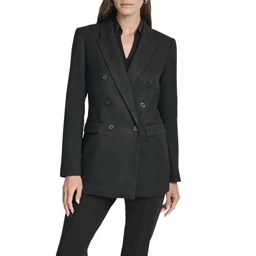 DKNY Women's Long Sleeve Collared Blazer Jacket