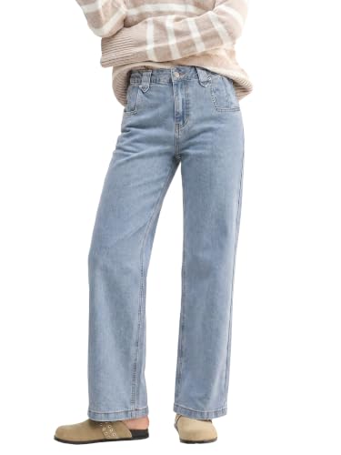 EMMIOL Women's Cropped Jeans Straight Leg